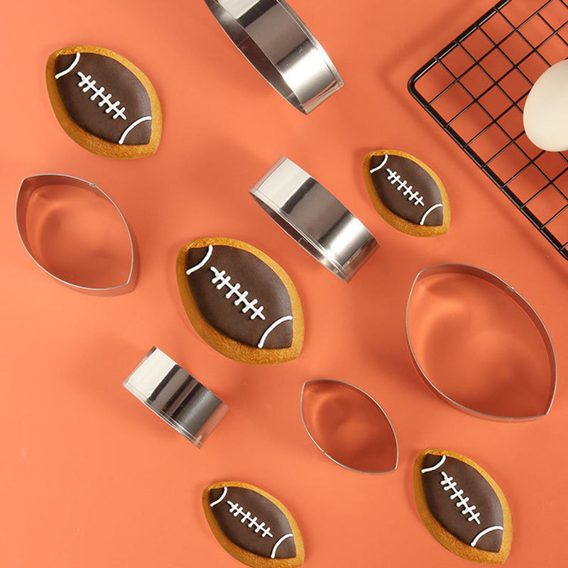 6Pcs / Set Rugby Fondant Cake Frame Cookie Cutters Biscuit Embosser Mold (BPA Free, No FDA) 6Pcs / Set Rugby Fondant Cake Frame Cookie Cutters Biscuit Embosser Mold (BPA Free, No FDA)
